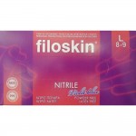 Filoskin γάντια νιτριλίου μωβ χωρίς πούδρα μέγεθος Large 100 τεμάχια για ιατρική και επαγγελματική χρήση