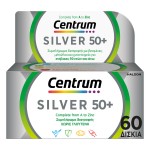 Centrum Silver 50+ πολυβιταμίνη 60 ταμπλέτες για ενίσχυση ανοσοποιητικού μετά τα 50