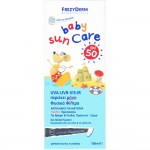 Frezyderm Baby Sun Care Βρεφικό Αντηλιακό Γαλάκτωμα SPF50 100ml με φυσικά φίλτρα για πρόσωπο και σώμα βρεφών και παιδιών